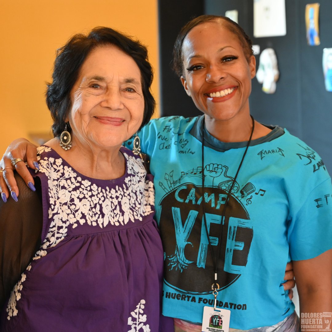DoloresHuertaFD's tweet photo. We finalized our 1st annual CAMP LYFE on Saturday. 🎉 We are thankful to all the campers for being part of this new journey. We hope this experience has empowered all the campers to embrace the power they hold with their voice. 💪🏼Until next year!✨#CAMPLYFE #SummerCamp #DHF https://t.co/3vbT6gu3pG