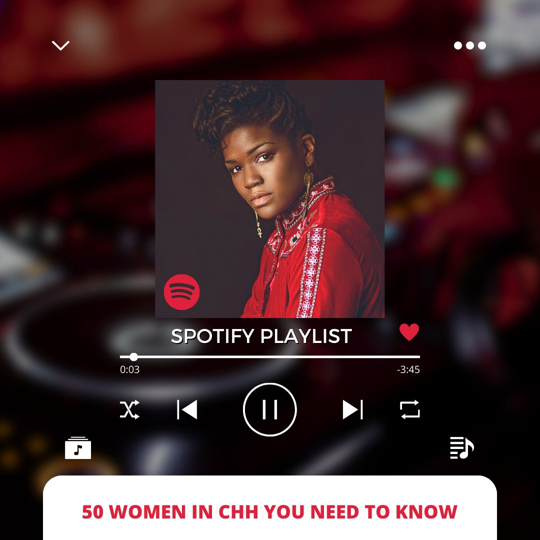 🚨Special Announcement🚨
Coming off the heels of our Women in CHH survey, we want to create some energy around Women in CHH. 🔋 So, we dropped a Spotify playlist with 50 Women in CHH you need to know! 📲 #linkinbio #50womeninchh #womeninchh