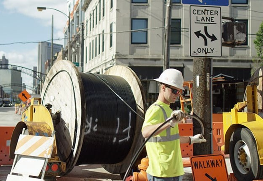 Congruex Gudenkauf's skilled #fiberoptic technicians use innovative tools to handle a wide range of services, including #splicing, design, installation, cabling, testing, and maintenance, whether in various locations like manholes, closets, or poles. congruex.com/gudenkauf/