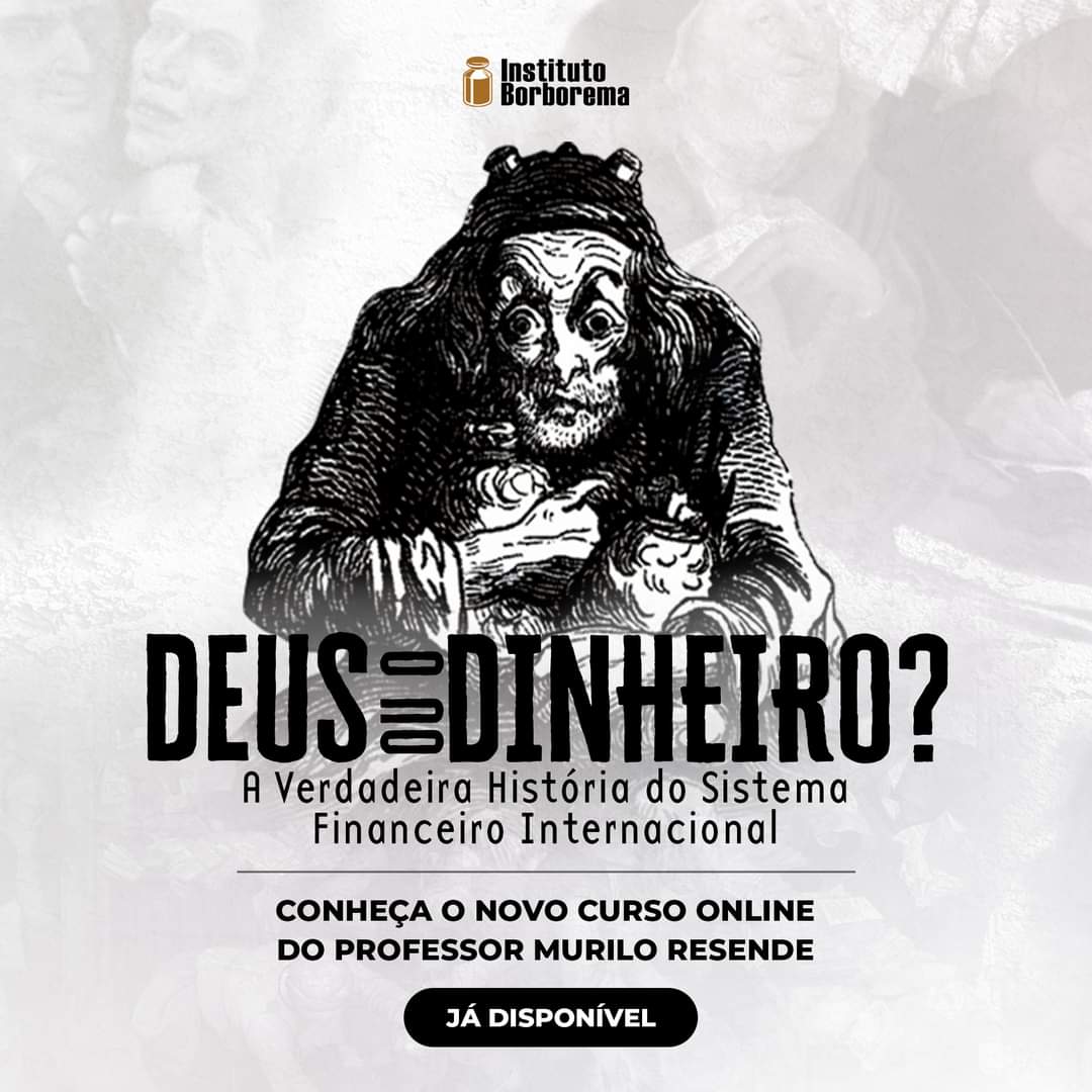 O novo curso online do professor Murilo Resende é uma oportunidade para entender como funciona o sistema financeiro internacional e a quem ele serve - quais os agentes que comandam as ações políticas, sociais e culturais em larga escala no mundo. 
 
institutoborborema.com/deus-ou-o-dinh…