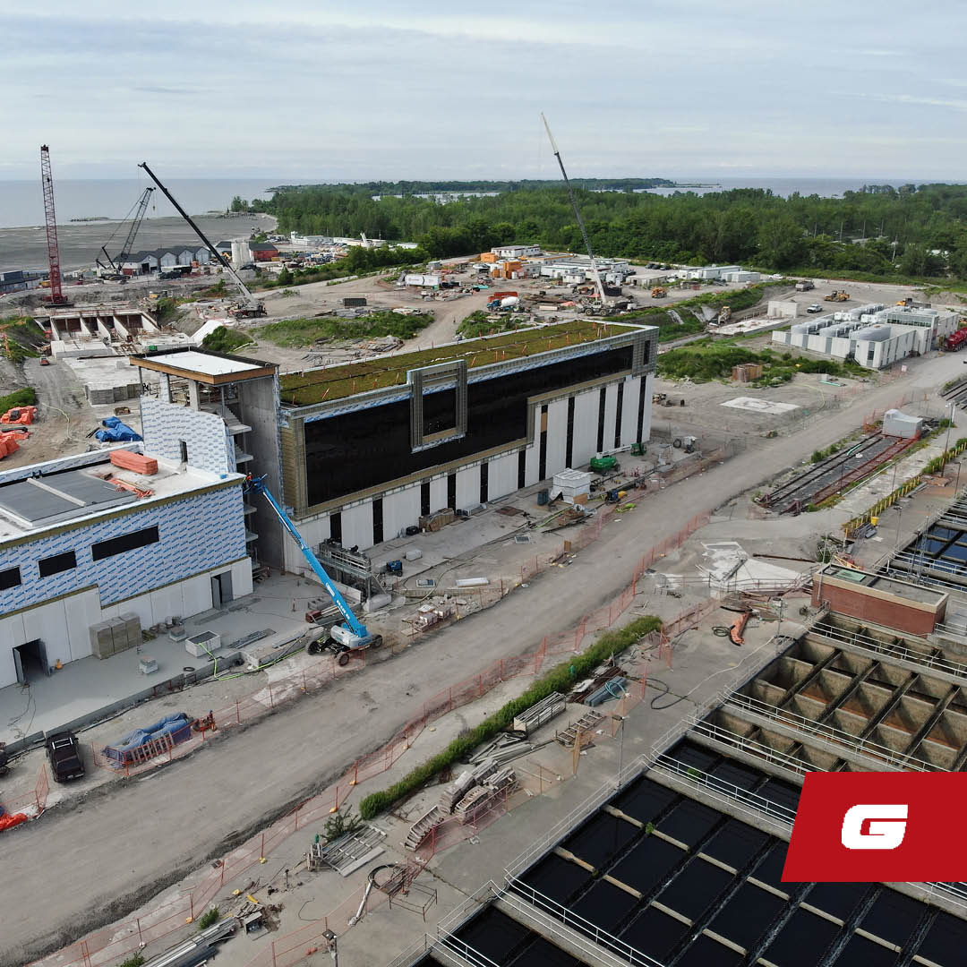 GrahamBuilds's tweet photo. Work is progressing at the Ashbridges Bay Wastewater Treatment Plant in #Toronto. Last month we completed the final wall pour on site, and we have the last of suspended slabs to pour 771m3 finishing up in a few weeks! #GrahamBuilds #BuildingTogether #wastewatertreatment https://t.co/MRtEL9cLq9