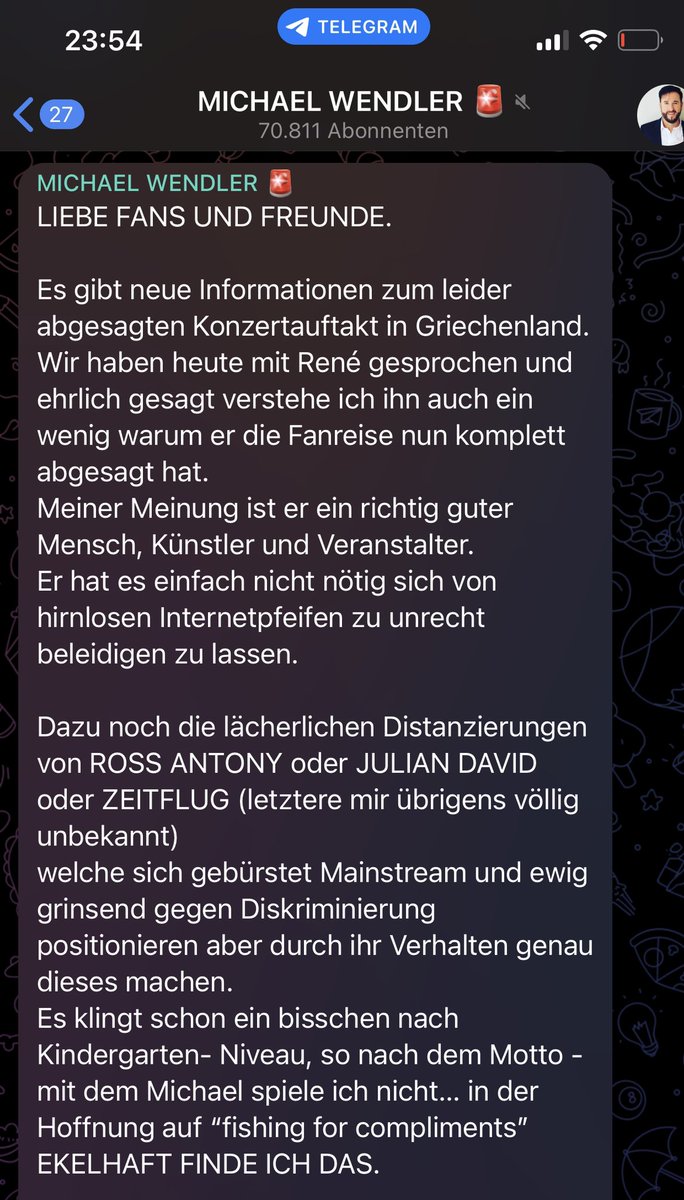 uhrensohn14's tweet photo. Und genau deswegen findest Du nicht mehr statt, #Wendler.
Weil Du Dich seit fast drei Jahren aufführst wie das allerletzte Arschloch, keinerlei Einsicht oder gar Reue zeigst und bei jedem Gegenwind beweist, dass Du keine weitere Chance verdient hat.
DAS ist die Aufarbeitung!🖕 https://t.co/wUTzJ0xupZ