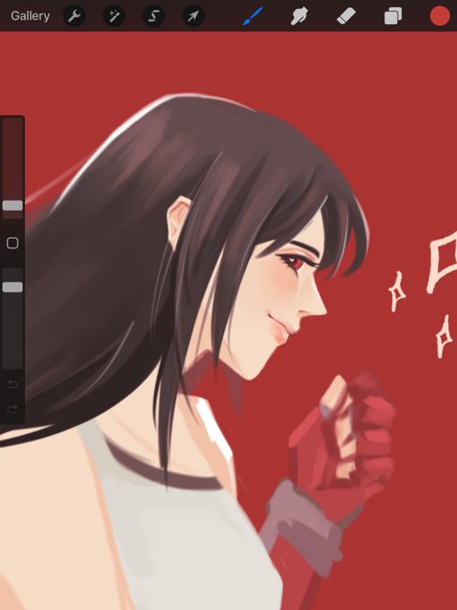 「tifa lockhart fingerless gloves」Fan Art(Latest)