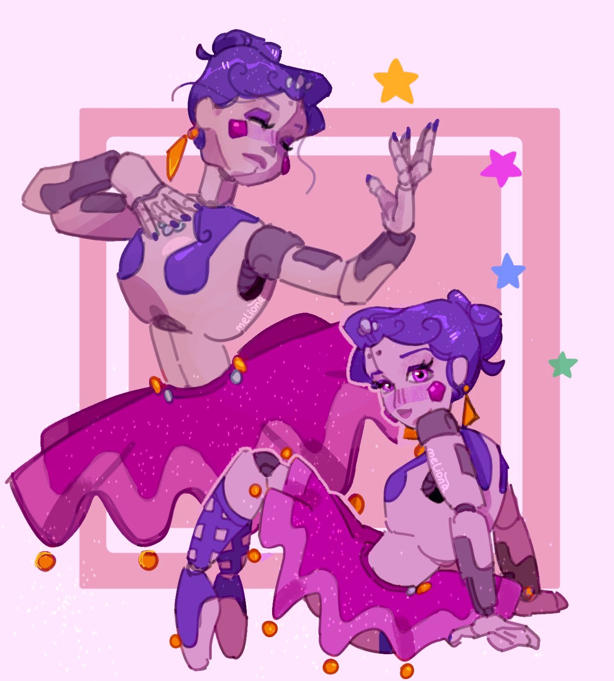 Ballora y Moon me lo ponen difícil!