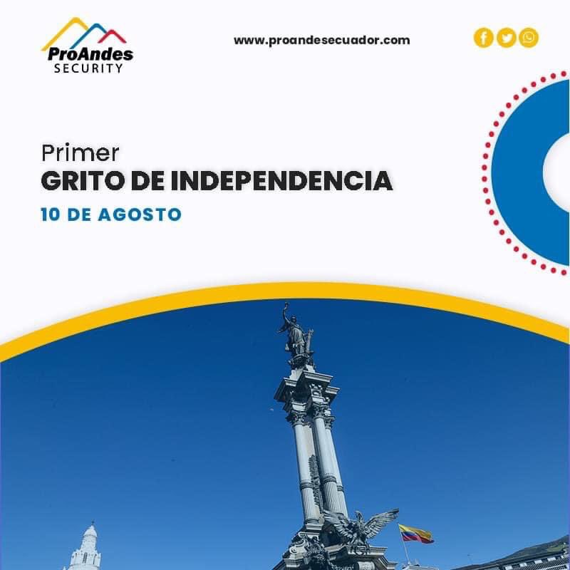 ProAndesEc's tweet photo. #Históricos | Hoy se conmemora un año más del proceso que marcó un hito en la independencia de Ecuador 🇪🇨.

🟡2️⃣ 
🔵1️⃣ 
🔴4️⃣ Años.   

#PrimerGritoDeLaIndependencia  #10DeAgosto #SeguridadIntegral #SeguridadCiudadana #Ecuador https://t.co/RkTAf3Dy0e