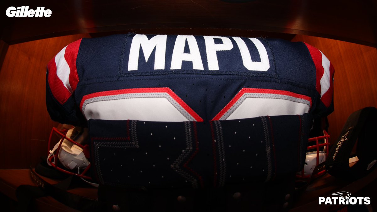 Patriots's tweet photo. Preseason navy.

📸: https://t.co/VCljXC9wyB https://t.co/FVH1P0oQnu