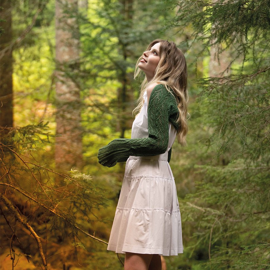 If the weather is bad, here's a perfect indoor activity: #knit this leaf-patterned #shrug, now available to download: rb.gy/hjx4y. 
31% off until the end of August with the code AUG31 (valid for all my patterns).

Happy #SummerKnitting!

Photo: Ellin Anderegg