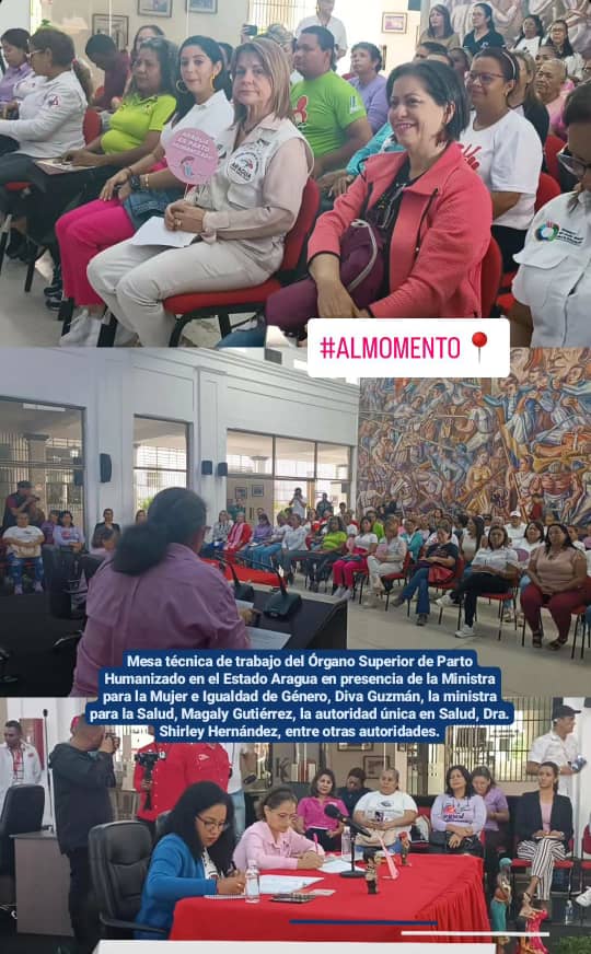 #Enterate🧐 | Instalación del Órgano Superode Parto Humanizado en Aragua, en presencia de la ministra de salud.

#JuntosPorCadaLatido
#VenezuelaRecuperóLoSuyo 
<a href="/NicolasMaduro/">Nicolás Maduro</a> 
<a href="/MagaGutierrezV/">Magaly Gutiérrez Viña</a>