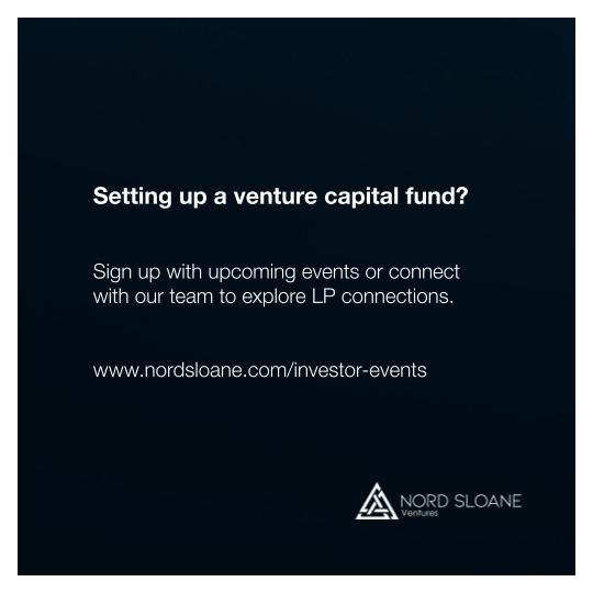 Setting up a venture capital fund? Sign up with upcoming events or connect with our team to explore LP connections.
nordsloane.com/investor-events
#venturecapital #fundmanagement #nordsloane