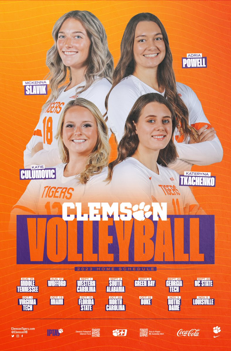 HOT OFF THE PRESS 🔥

Pick up your copy of the 2023 poster this Saturday at the Orange vs. Purple scrimmage. The Block Party begins at 11 a.m. with the scrimmage following at 1 p.m. Get your poster and see the team in action for the first time this season

#OwnToday