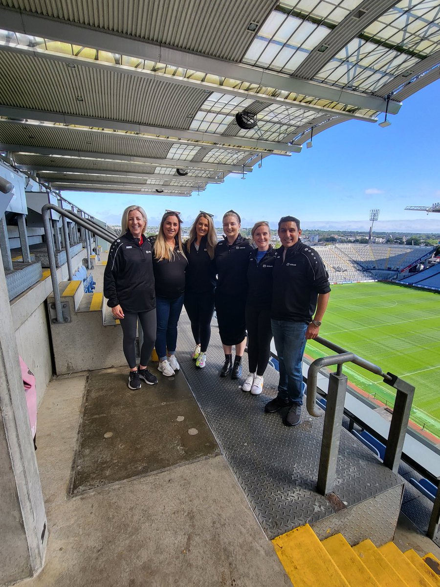 Great day in Croke Park for <a href="/JackandJillCF/">JackandJillCF</a> Abseil 😊 Well done to everyone brave enough to take part , especially my colleagues Margaret and Sam 👏🏻 maybe next year 😂 <a href="/AbbottNews/">Abbott</a>
#AbbottProud