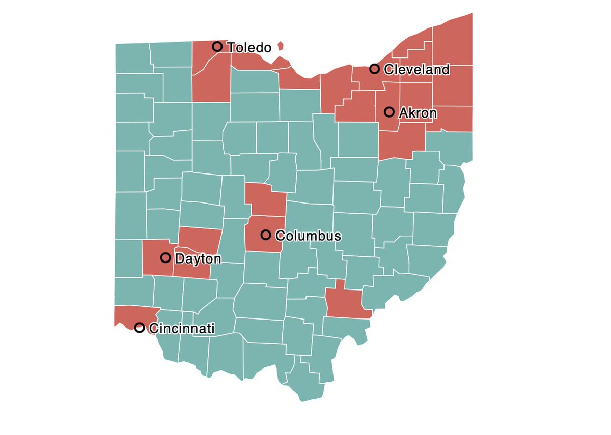 voter_indie's tweet photo. The national media isn't talking about this map. But we need to talk about it. Because the #Issue1 map from Ohio raises NUMEROUS red flags for the Ohio GOP and national GOP. Let's get into it. #VoteNOIssue1 https://t.co/9Jr6ays1nB