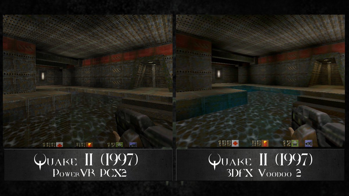 dark1x's tweet image. Yeah, I&apos;m working on a Quake II video right now! The new version is really interesting. It&apos;s faithful to the original design but has a ton of improvements. The new episode is insane too. It also doesn&apos;t have the movement interpolation issues of Quake 1&apos;s re-release.