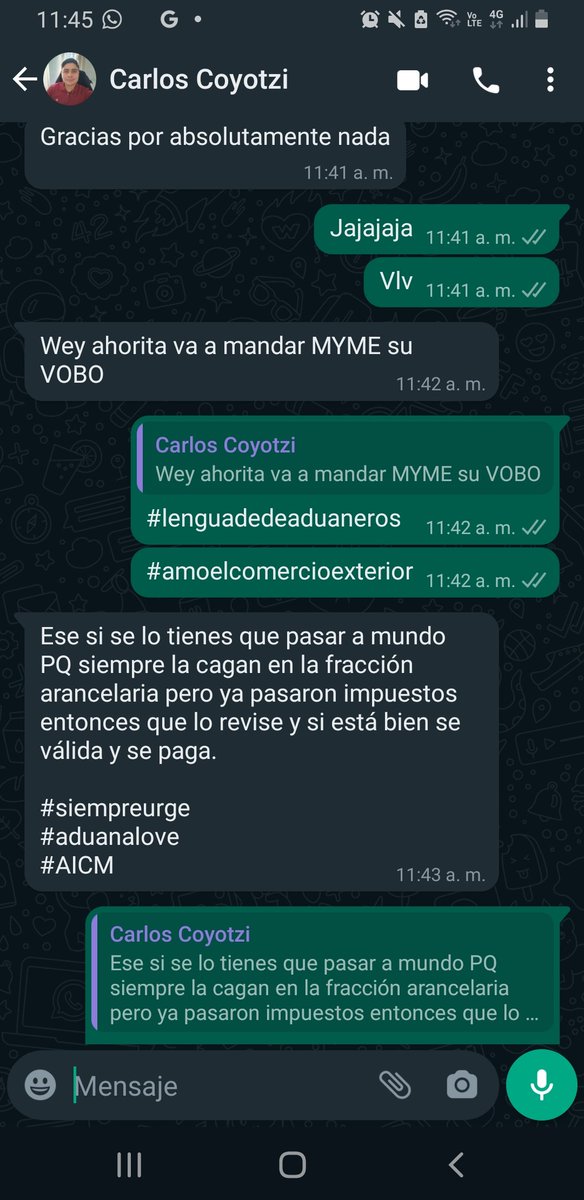 S_Angls's tweet photo. Y pensar que antes todos los mensajes con este man eran de que fueramos a pistear. 🤣 https://t.co/C9BWzK5v8Q