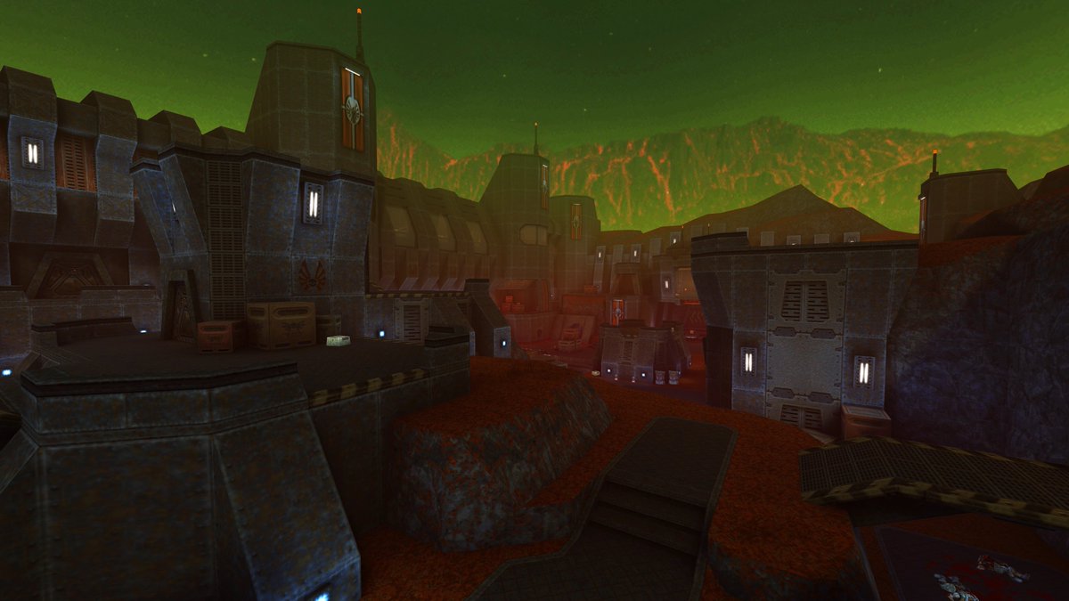 dark1x's tweet image. Yeah, I&apos;m working on a Quake II video right now! The new version is really interesting. It&apos;s faithful to the original design but has a ton of improvements. The new episode is insane too. It also doesn&apos;t have the movement interpolation issues of Quake 1&apos;s re-release.