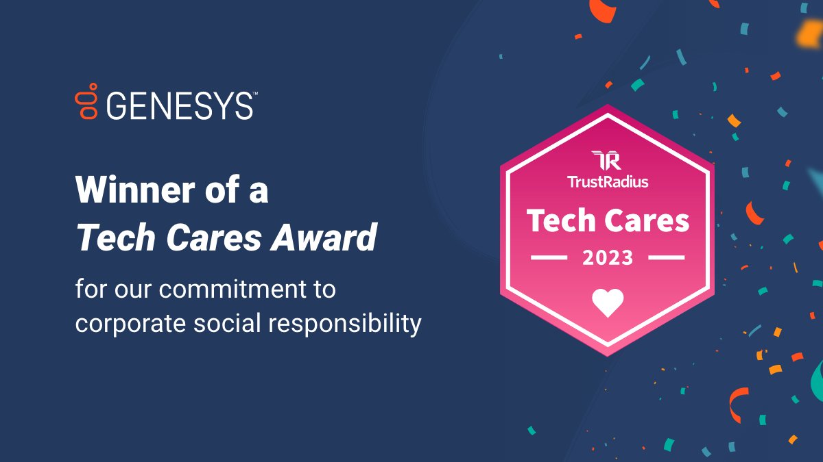 We are excited to announce our achievement of a <a href="/trustradius/">TrustRadius</a> Tech Cares Award!

From our commitment to #sustainability to building and supporting #DEI programs and groups, buyers can feel more confident in choosing a company that focuses on corporate responsibility as a provider.