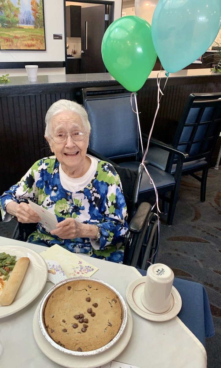 “When life gives you birthdays’ celebrate with cookie cake and friends”

#SeniorLiving
#TrilogyLiving
#WhatsHappeningAtHarrisonSprings