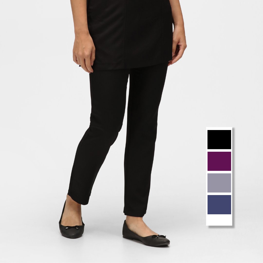 La_Beeby's tweet photo. They’re flexible, comfortable, &amp; empowering… And available in these 4 best-selling colours, too! Tap to shop our new elasticated Ila trouser 🤸🏽‍♀️

Behind the design: https://t.co/QfaZ767Ytn

#worktrousers #spauniforms #qualitytunics #hairdresseruniform https://t.co/V3sWHqF3iN