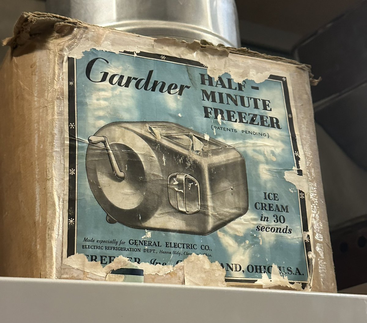 On this☀️Thursday we are delighted to announce our next project working with <a href="/DrabigailHarris/">Abigail Harrison Moore</a> on the <a href="/ahrcpress/">Arts and Humanities Research Council</a> research, engagement and development fellowship ‘Empowering Women: Co-producing Histories of Women and Energy’. Naturally our fave object tonight was something cool🍦
