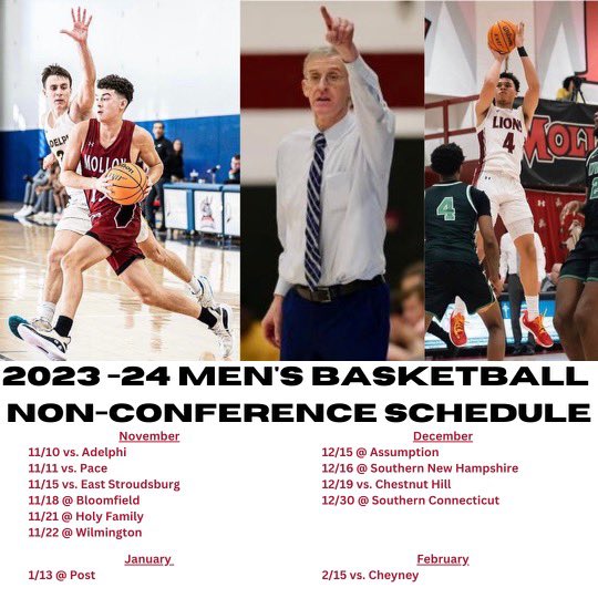 Our 2023-2024 Non-Conference Schedule!