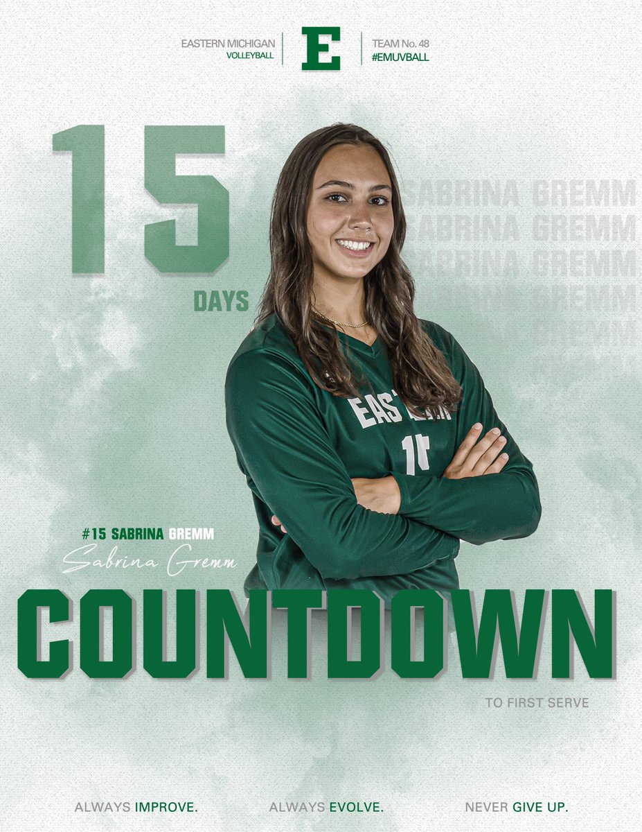 EMUVolleyball's tweet photo. ๐จ ๐ญ๐ฑ ๐ ๐ ๐ฌ ๐ฆ ๐ข ๐จ ๐ง
๐๐ฉ๐ฆ ๐๐ฐ๐ถ๐ฏ๐ต๐ฅ๐ฐ๐ธ๐ฏ ๐ค๐ฐ๐ฏ๐ต๐ช๐ฏ๐ถ๐ฆ๐ด...
#EMUEagles | #CountdownToFirstServe ๐ฆ
https://t.co/zcYyBGpvCc