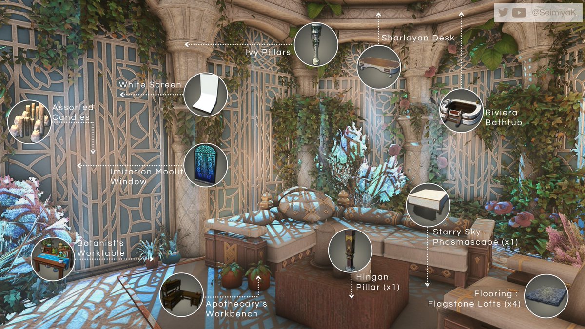 BiD documents from my last design "Ophelia's Beloved". 
Feel free to comment, dm me here or join my discord if you have questions !

#FFXIV #FF14Housing #FF14ハウジング #SeimiyaHousing