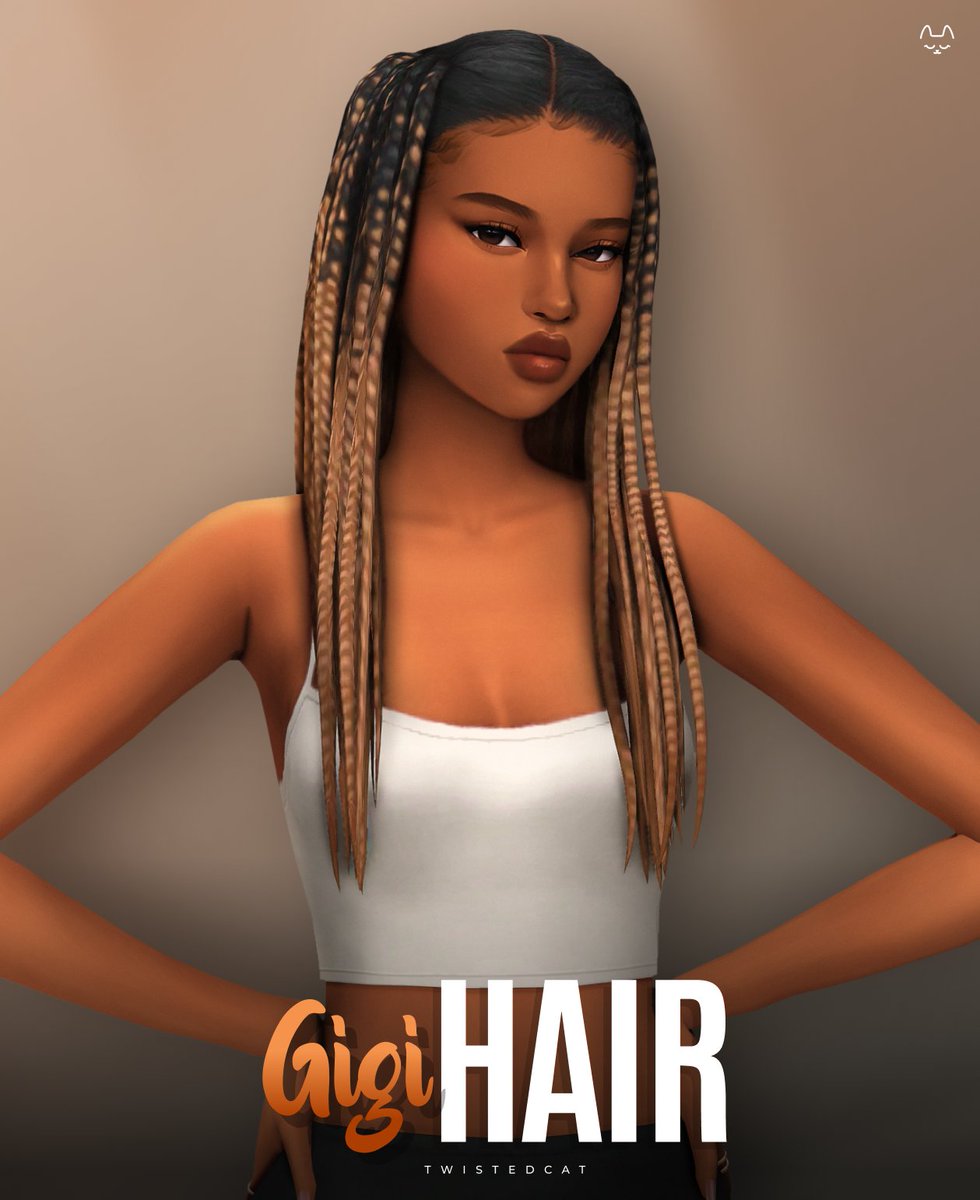 The Gigi Hair is now up on Patreon!

It comes in both highlights and solid colors! Hope you enjoy ✨

🔗 Dl: bit.ly/47tQITI
⚡️ Public Release: August 31st

#TS4 #TS4CC #Sims4Cc #TheSims4
