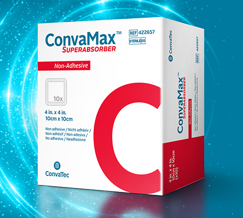 ConvaTecWoundUK's tweet photo. ConvaMax™ Superabsorber is a dressing designed to manage high levels of fluid and exudate. 
See how ConvaMax™ Superabsorber works in this video: https://t.co/vLhAz2qtMO https://t.co/ZKUeni2qLc