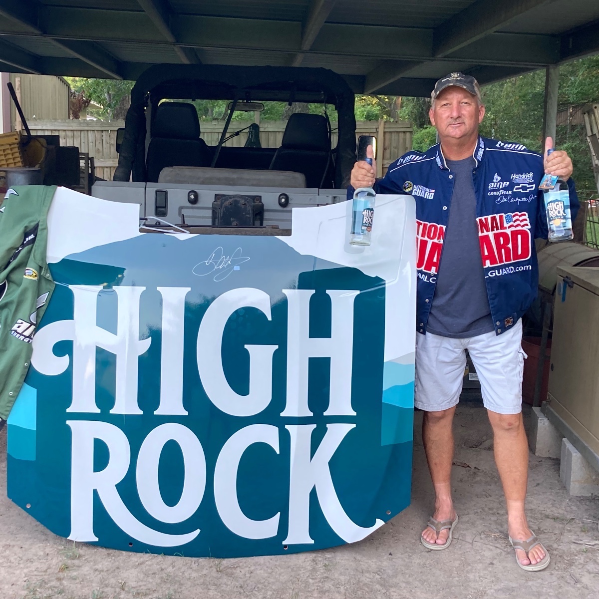 HighRockVodka's tweet photo. We're excited to announce 88 Crew Member Rick, from Texas, won our High Rock Hood autographed by @DaleJr! What a High Rock Moment!
Keep an eye out for more giveaways exclusively for 88 Crew Members!
Visit https://t.co/DZ1O0ZiYVy to join the #88Crew today!
#HighRockMoments https://t.co/zEFdjKMfBB