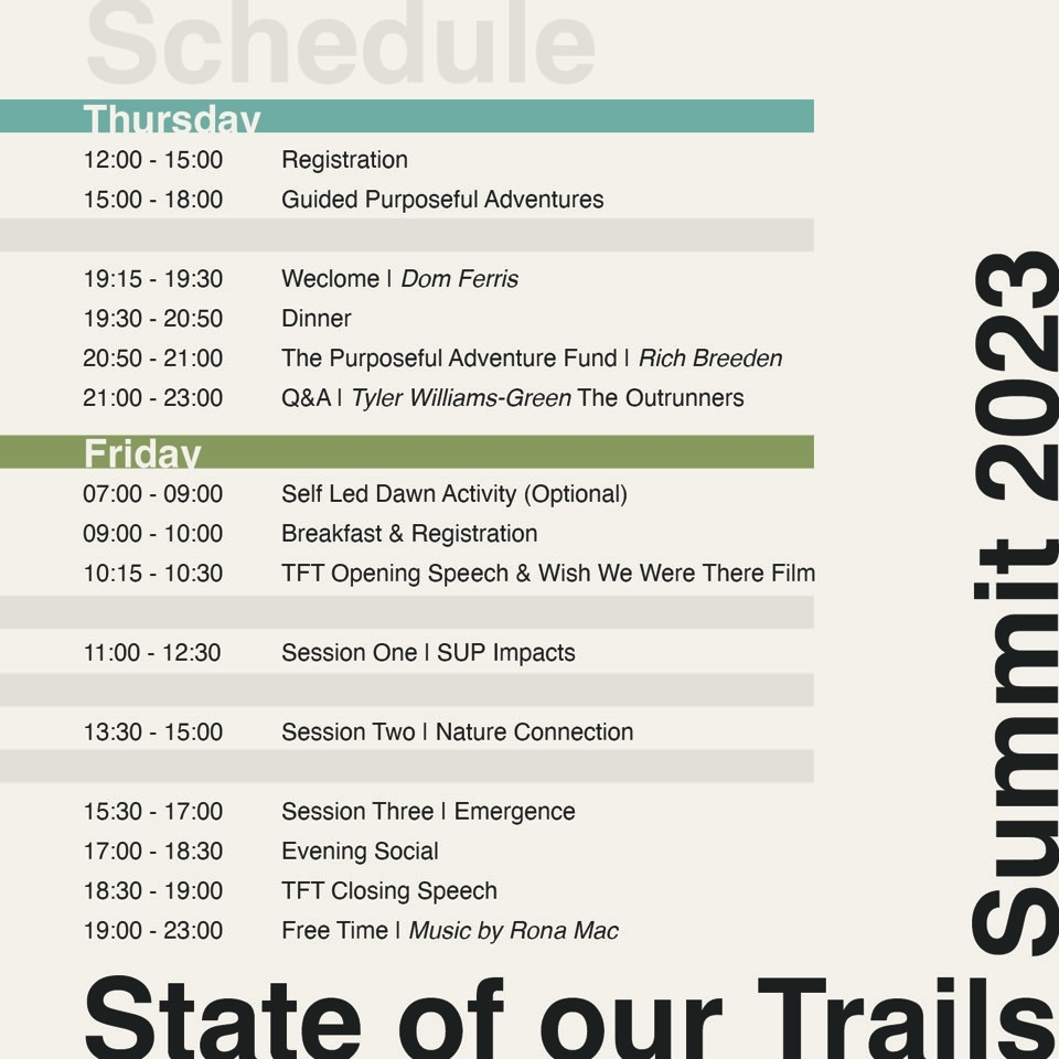 trashfreetrails's tweet photo. INTRODUCING: The State Of Our Trails Summit Schedule 🙌

Our 3rd annual #StateofOurTrails Summit is less than a month away. Check out the schedule to see what you can expect!

DON'T MISS OUT! We only have limited spots available, head to the link in our bio to book now! https://t.co/sZIxTf9Dfw