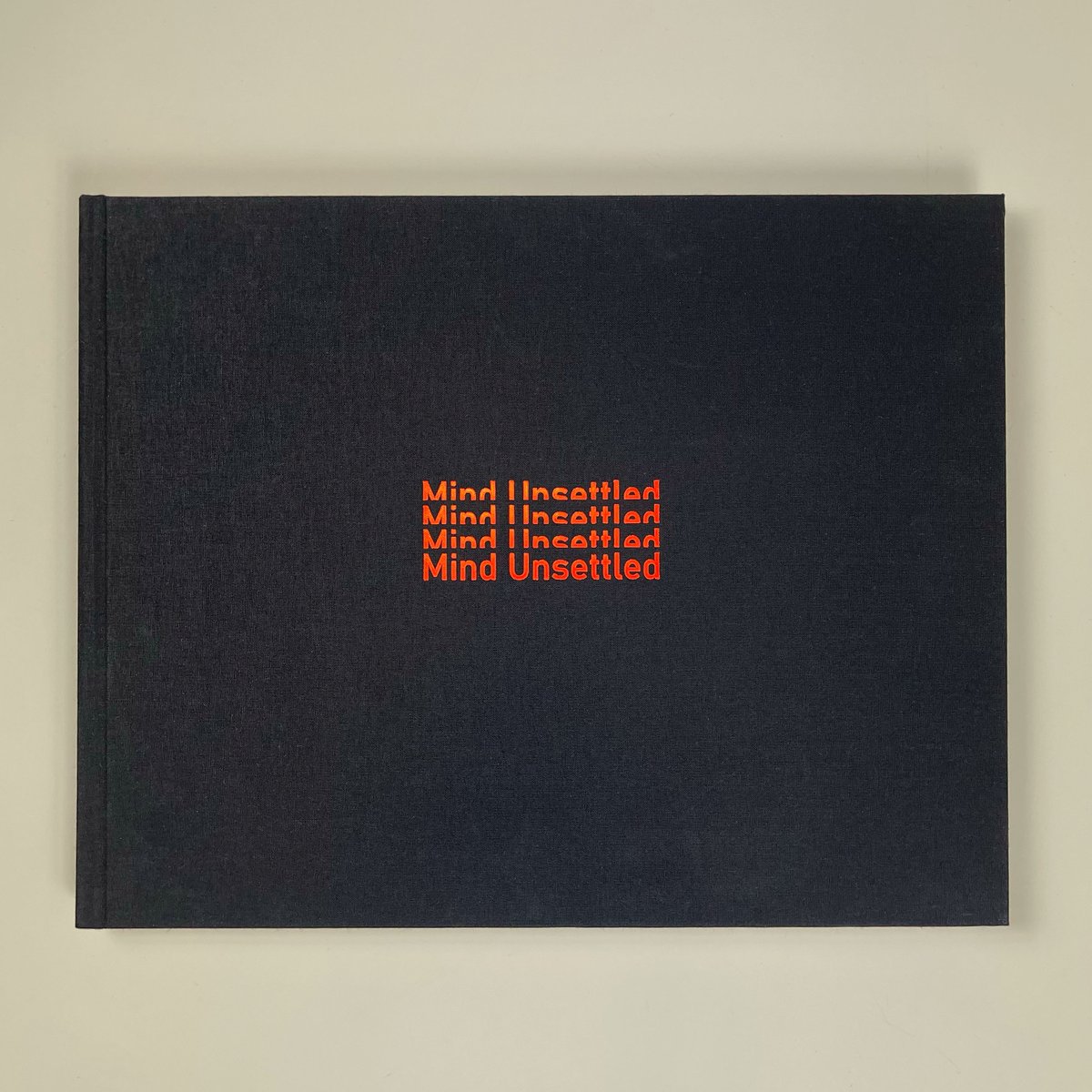 editiononebooks's tweet photo. "From the Edition One bookshelf / Mind Unsettled / June 2020

A thoughtful foil stamp design can elevate a simple cover into something special, as demonstrated on this architectural thesis. 

Verona Coal Black Cover
14" x 11"
162 pages
Super Smooth Uncoated paper https://t.co/6tXshrdxMO