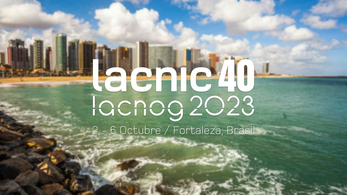 lacnic's tweet photo. Você gostaria de participar em um dos eventos de Internet mais importantes da região? O cadastro para assistir ao #LACNIC40 #LACNOG2023 já está aberto, na modalidade virtual e presencial  https://t.co/g8dqxqqntx https://t.co/dnYvOksVcz