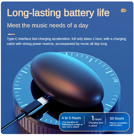 Limited offer - order soon s.click.aliexpress.com/e/_DDT1sCn
Invisible Sleep Wireless Earphone TWS Bluetooth 5.3 Headphones Hidden Earbuds IPX5 Waterproof Noise Reduction Sports Headset