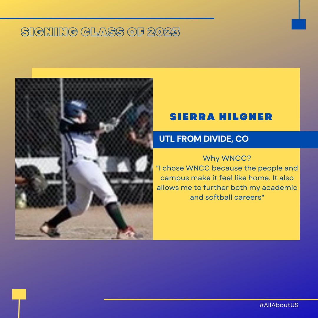 WNCCsoftball's tweet photo. 🚨Cougar Fam just got a little bigger and better‼️🚨

Welcome to the fam Sierra!🐾

💙Utility 
💛Divide, CO➡️Scottsbluff, NE

#AllAboutUs https://t.co/yN80FKT1GW