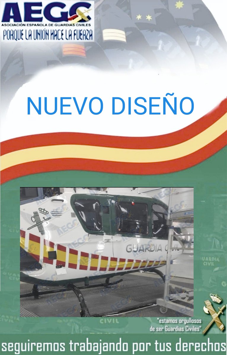 Nuevo diseño para el helicóptero del Servicio Aéreo.

#OrgullososDeSerGuardiasCiviles

#ServicioAéreo
