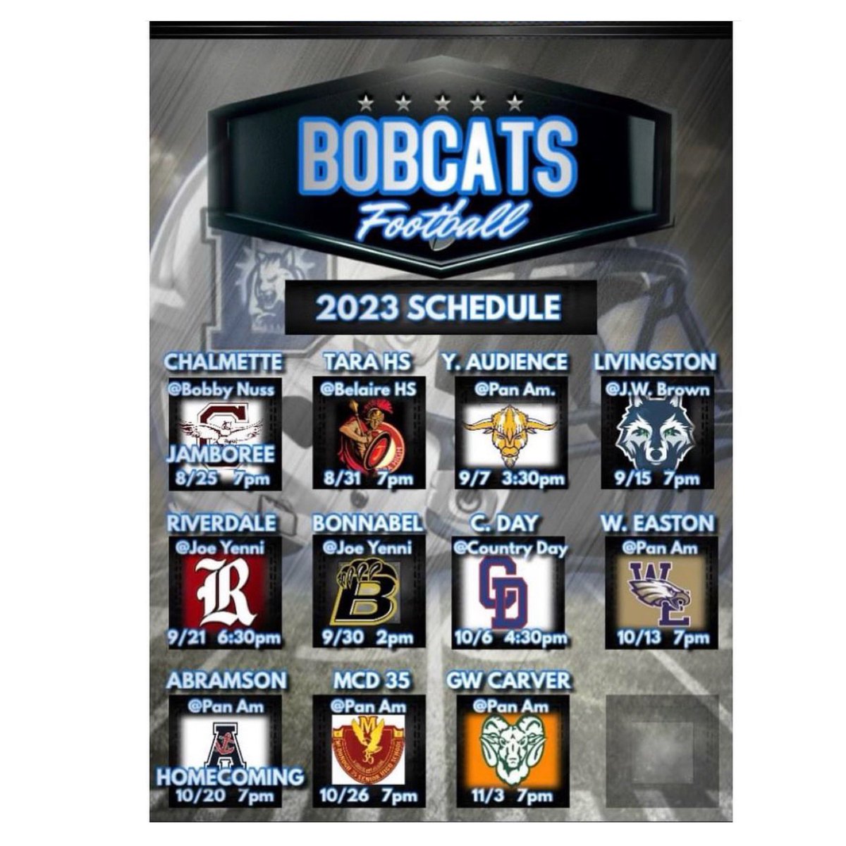 NDRFAD3820's tweet photo. Bobcats Nation 23-24 Football Sesson! https://t.co/e6Gz9e2OsN