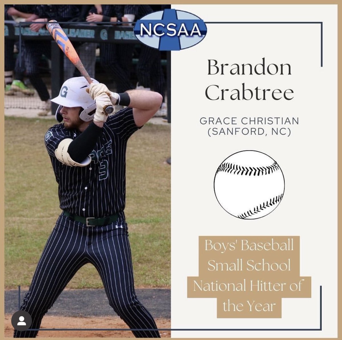 Grace Christian Baseball tweet media