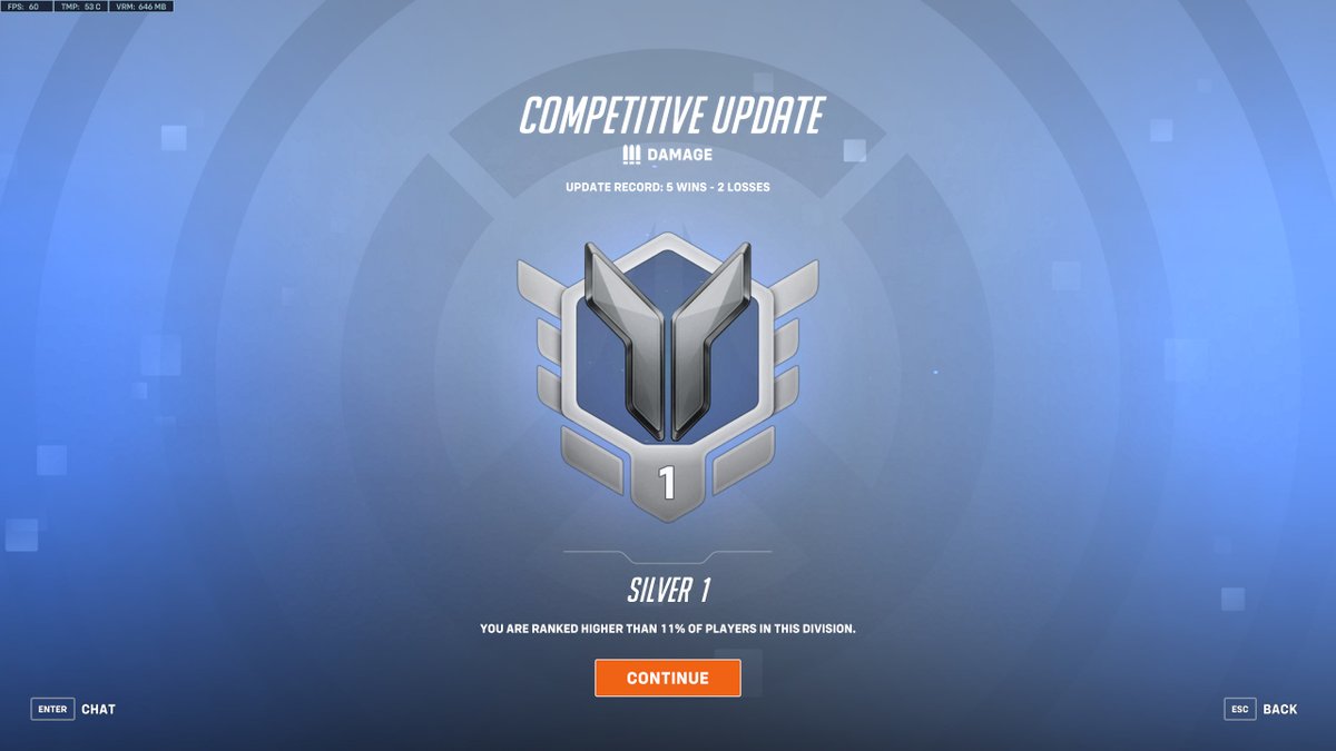 LPSG_DE's tweet photo. Von Bronze 5 bzw Bronze 3 hochgearbeitet - auf unseren Hauptaccounts Peak erreicht und in Season 6 gehen wir Richtung Plat. Dank intensiven Grind und Coaching haben wir es geschafft

#Overwatch2 #A10 #Awkward https://t.co/ZbUG3bDeMK
