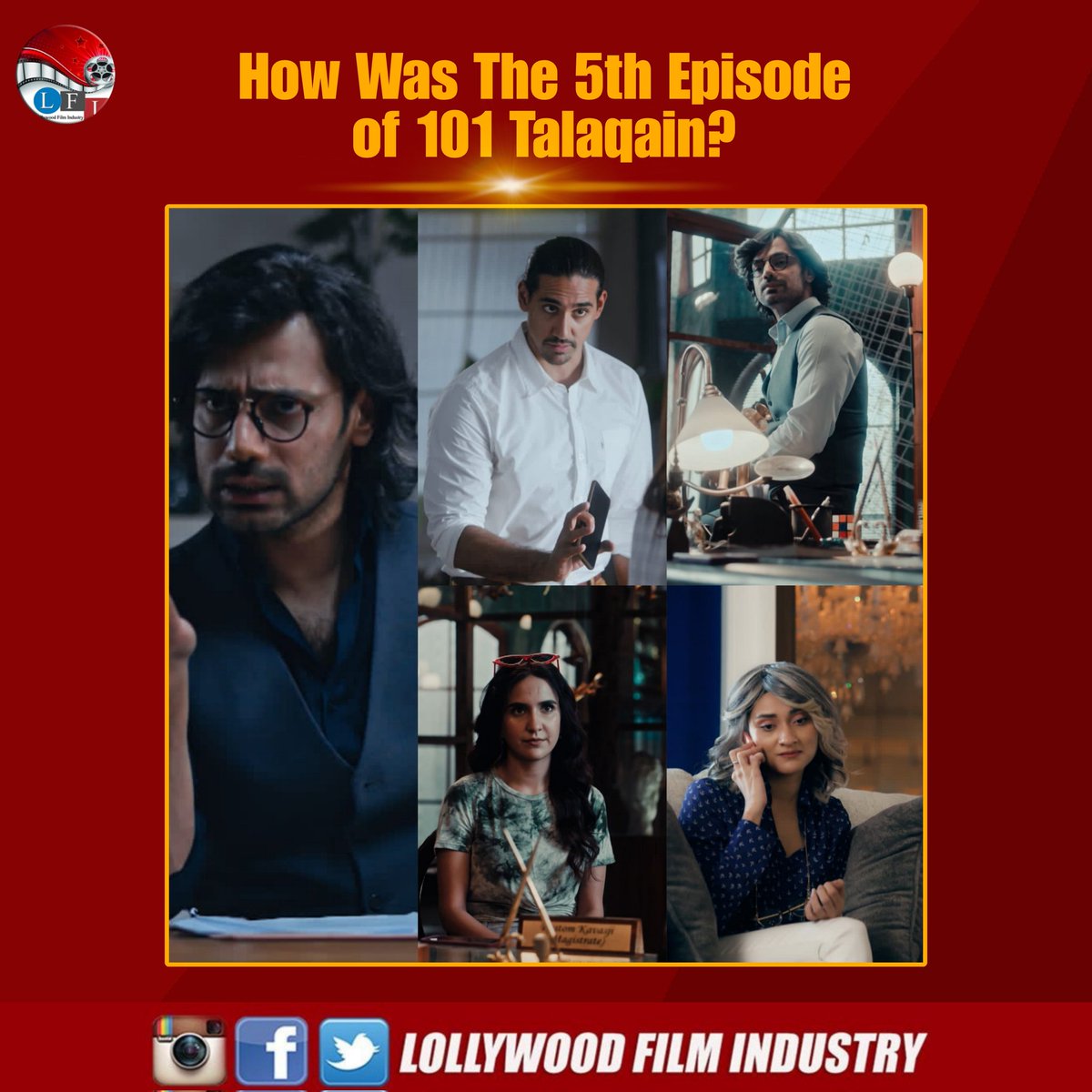 LFI_Lollywood's tweet image. #feedbacktime 
How was the 5th Episode of 101 Talaqain?
Share your feedback With us

#zahidahmed #GreenEntertainmentTV 
#101talaqain #drama 
#feedback #entertainment 
#LollywoodFilmIndustry