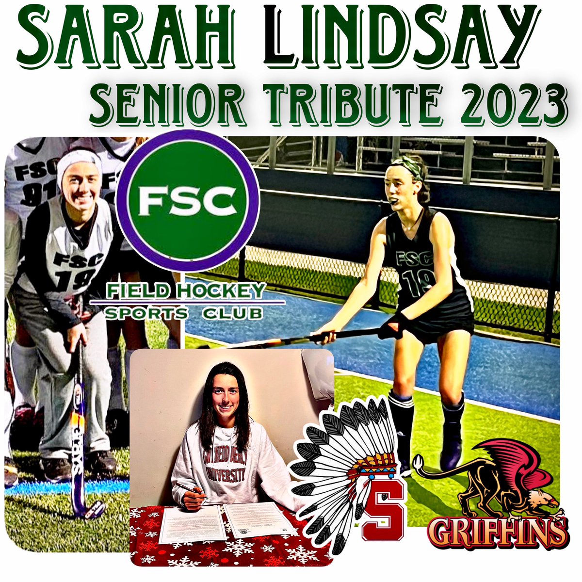 🎓Senior Tribute 🎓 Best of luck to Sarah Lindsay as she embarks on her journey at Gwynedd Mercy! We are so excited for you ❤️🤍