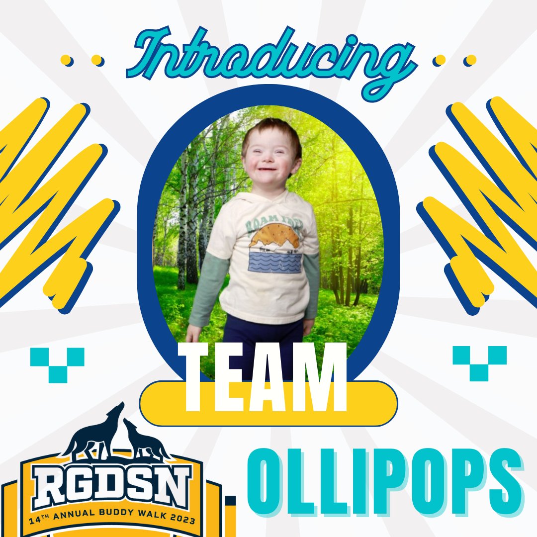 RGDSN's tweet image. Team Ollipops are all set to lace up their walking shoes and participate in the 2023 Buddy Walk! #TeamOllipops #BuddyWalk