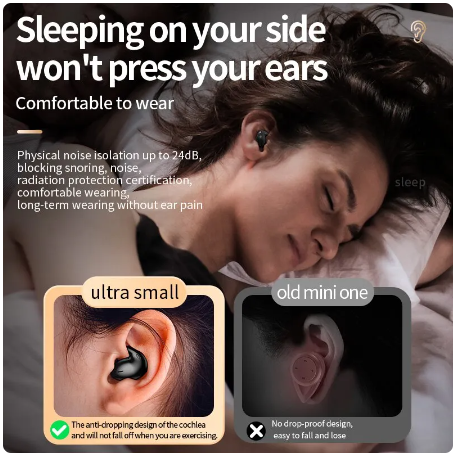 cse688's tweet photo. Limited offer - order soon https://t.co/EUkiLBTIAw
Invisible Sleep Wireless Earphone TWS Bluetooth 5.3 Headphones Hidden Earbuds IPX5 Waterproof Noise Reduction Sports Headset https://t.co/Fq9Cp27y5C