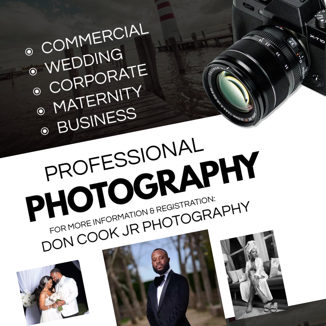 DonCookMedia's tweet photo. Book your Event or photoshoot today!!!! 
.
.

#photography #photooftheday #love #instagood #instagram #photo #nature #picoftheday #like #photographer #beautiful #follow #art #fashion #doncookjrphotography https://t.co/cY92ANxkS3