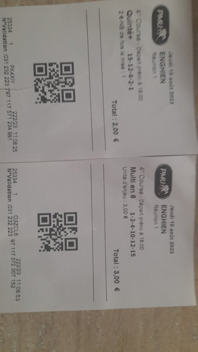 timelafraise's tweet photo. Et un multi en 6 cheveux pour 88.20€ et quinté désordre pour 263€ qu'elle chanse ! 🤑😎💥💥 https://t.co/R1lYUwiyOR