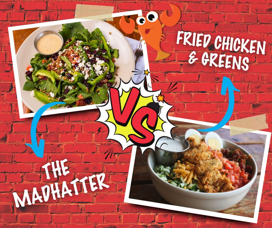 It’s time for a FIGHT! ⚔️ Two dishes enter, but only one can be crowned the best of the best. The rules are simple, cast your vote by telling us which of these two dishes you would pick. This week’s category is Salads. 😋 #TexOrleansLife #HoustonFood #SanAntonioFood