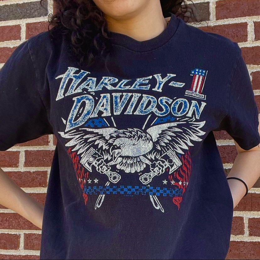 What's more timeless #vintageharleydavidson or #vintagenascar tshirts? Let us know in the replies! #vintage #vintageseller #vintagestyle #Vintageclothing