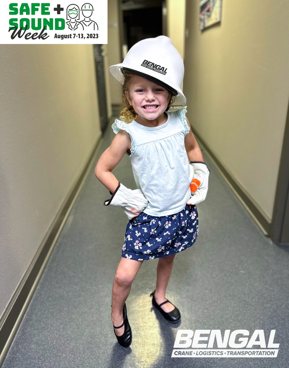 bengaltransport's tweet image. Safety 🦺 is at the heart of everything we do at Bengal. And it&apos;s our littlest team members like Harper, daughter of Bengal Logistics Manager Zach Taylor, that remind us every day #WhyWeWorkSafe. #SafeandSoundWeek #OSHA #safetyfirst bengaltransport.com