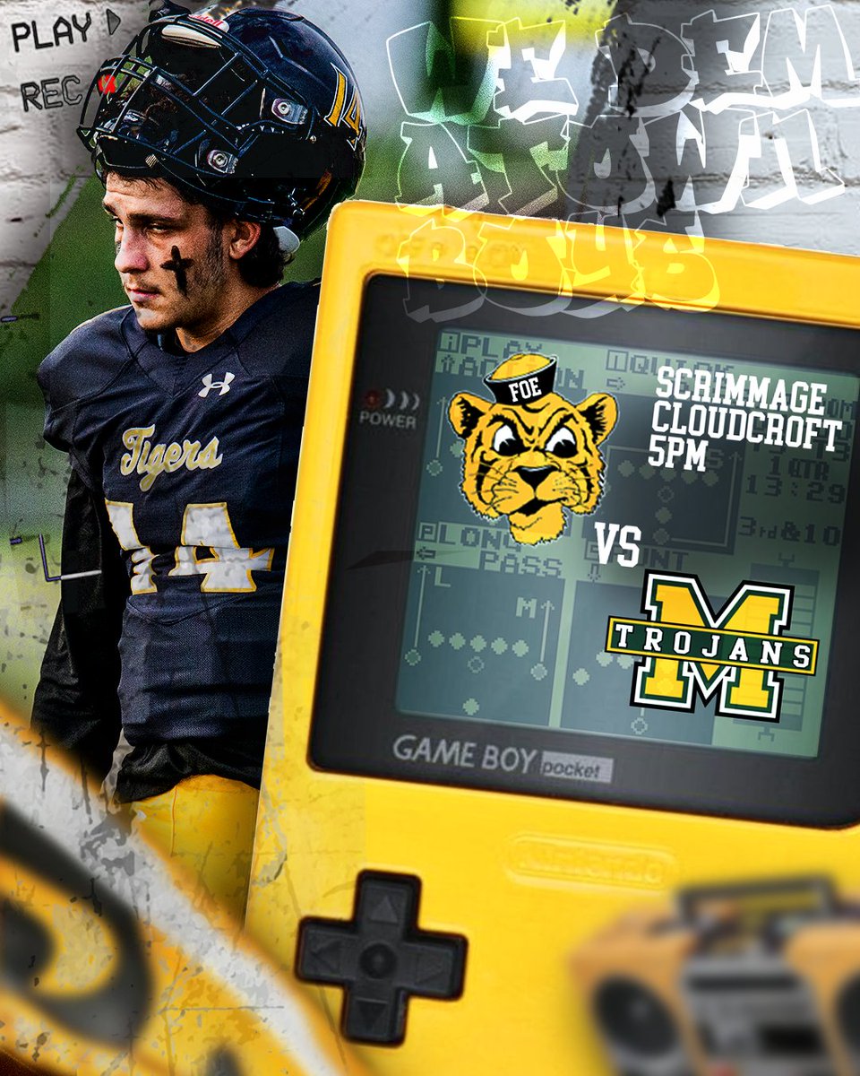 Level One of the Tiger Football Season!!
Scrimmage Day vs. the Mayfield Trojans
5pm Cloudcroft Stadium in Cloudcroft, NM.
Alamogordo Tiger Football 2023
#itsagreatdayintigercountry #RingTheBell #returntheroar