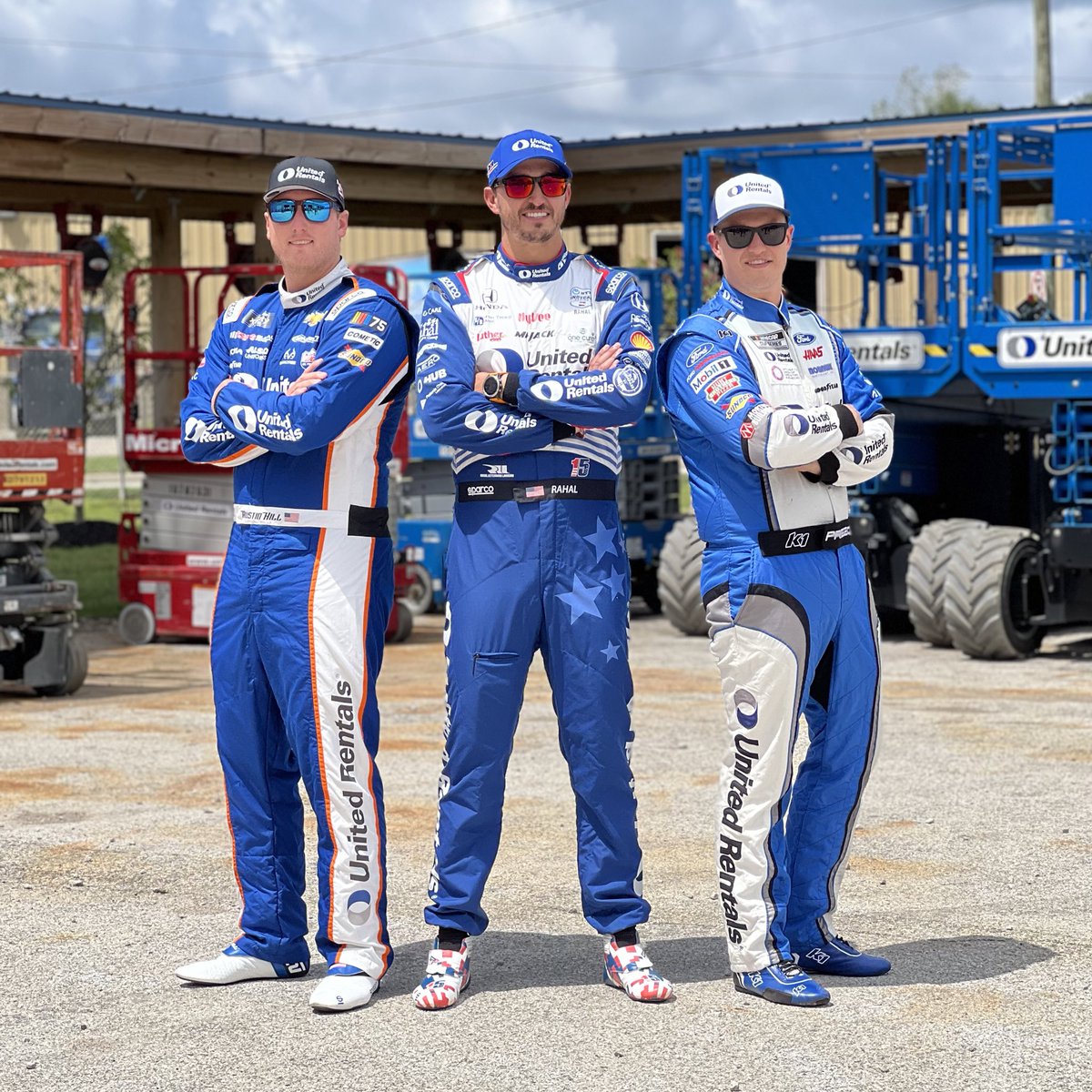 RLLracing's tweet photo. INDYCAR 🤝 NASCAR 

#WorkUnited • @UnitedRentals https://t.co/fly7xfCYtW