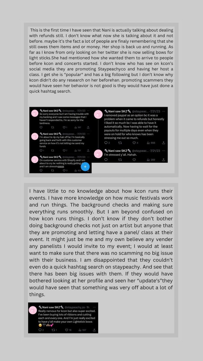 Catchmebe4idie's tweet photo. Here is part 2 of this entire thing. I will leave the link to the insta post here too https://t.co/3CM7stND2F
#dwayor #kpopdwayor #kpopscammer #staypeachyco #staypeachy #nanistaypeachy https://t.co/QI5UCBI3Rs